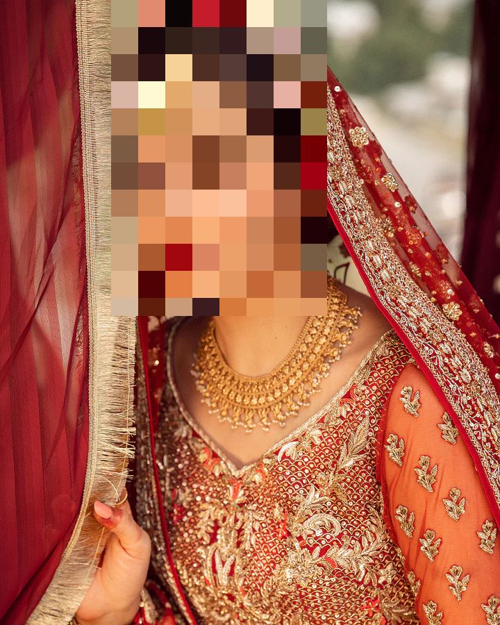 Fatima’s Majestic Wedding Red Bridal Dress