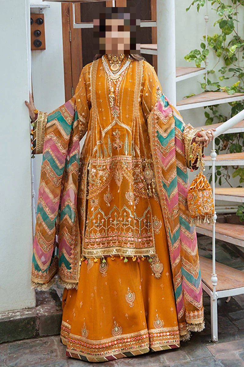 Fatima’s Mustard Gold Wedding Dress