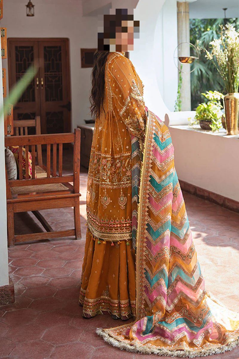 Fatima’s Mustard Gold Wedding Dress