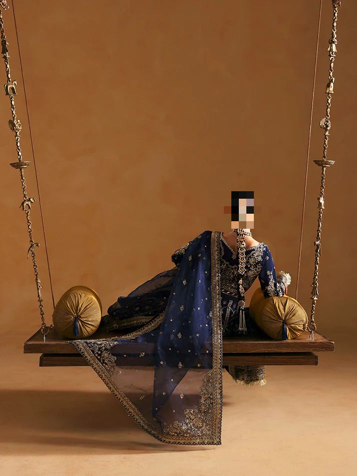 Fatima’s Midnight Blue Wedding Dress