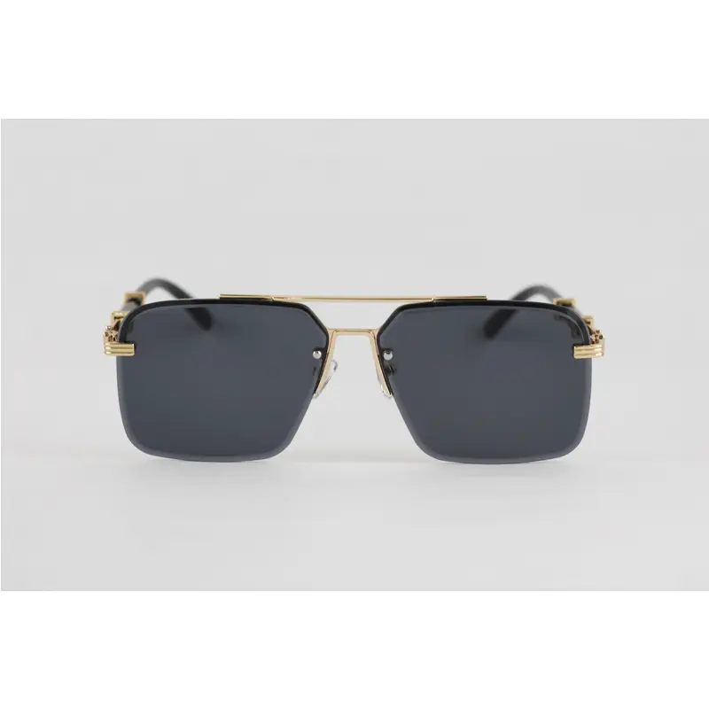 Dita 3873 Acetate Metal Rimless Double Bridge Sunglasses