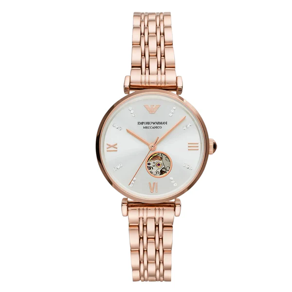 Emporio Armani Gold Automatic Watch — 042