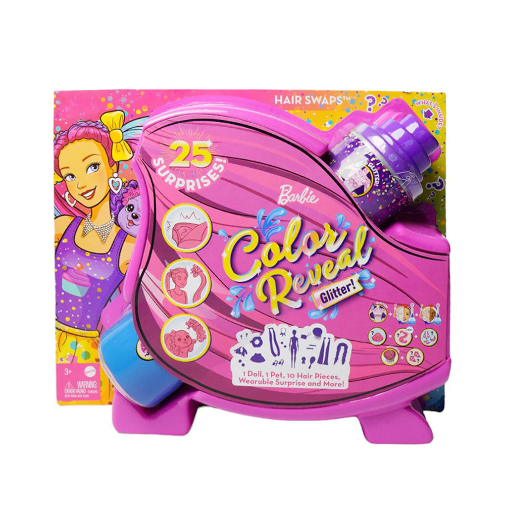 GlitterMyst Barbie Color Reveal Surprise Doll Set – HBG39