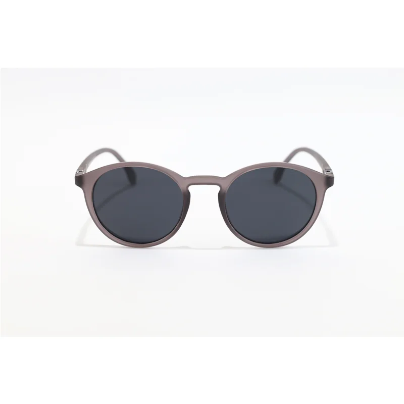 Hugo Boss 2216 Matte Grey Gradient Round Polarized Sunglasses
