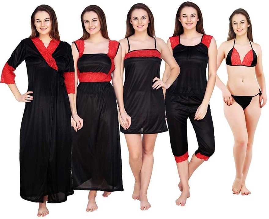 Nighty Set 7 Piece Combo