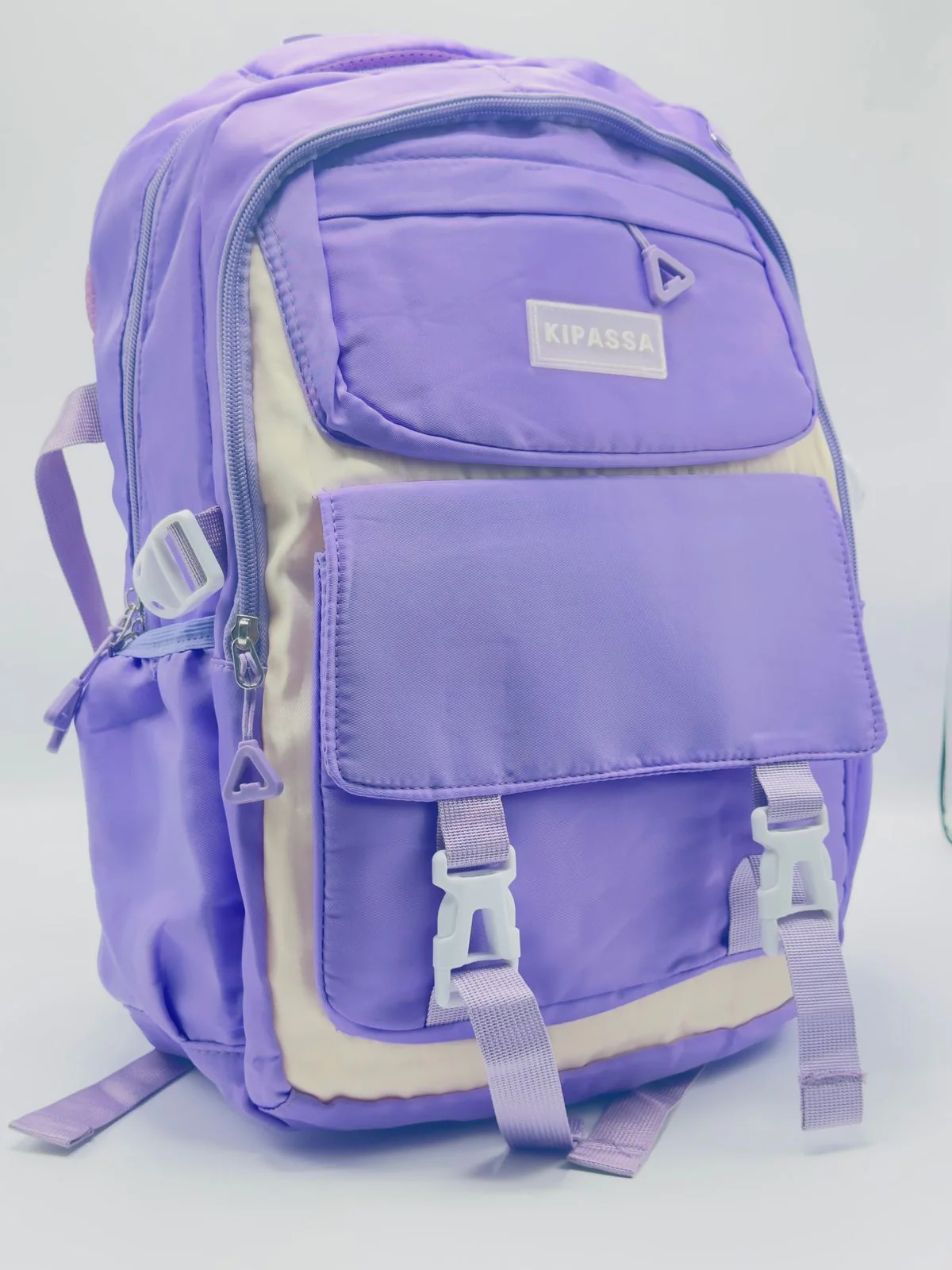 Comfortable Premium Girls School & College Backpack featuring padded shoulder straps, lightweight design, and organized storage for books, laptop, and essentials.